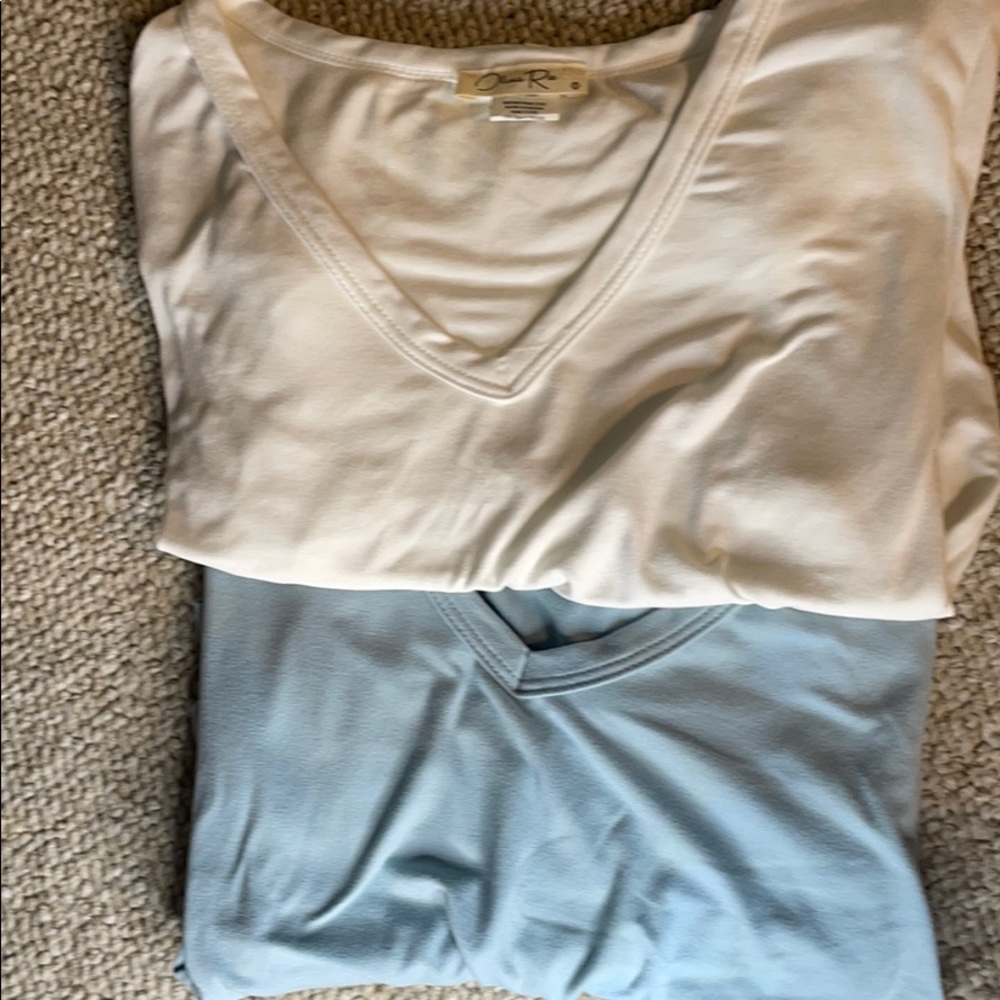 Set of 2 V-neck Tshirts